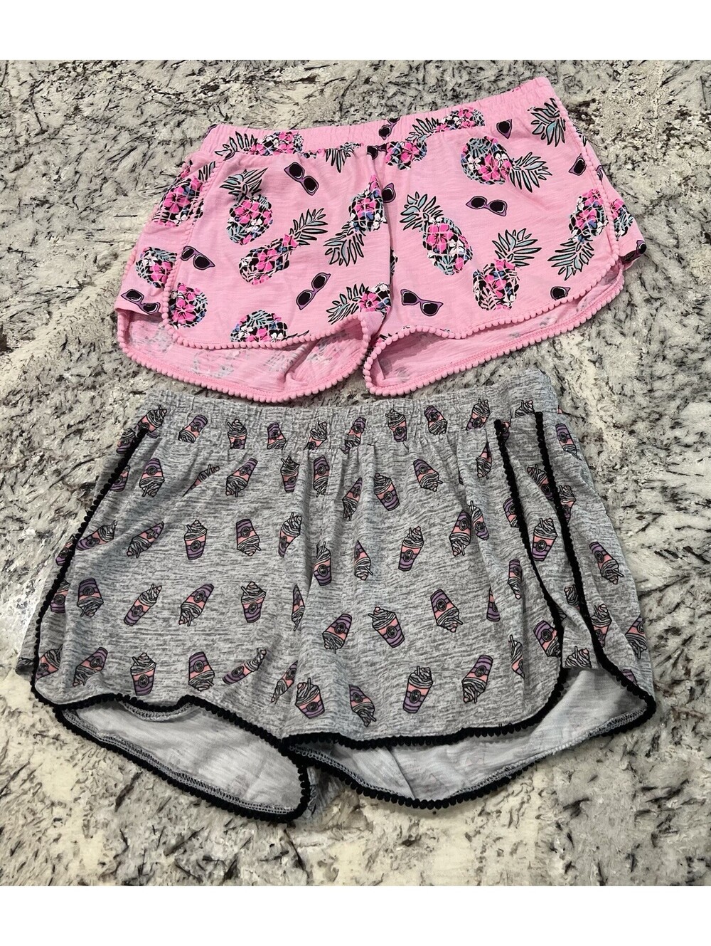 Justice Girls Dolphin Shorts-Size 14/16 -Lot Of 2